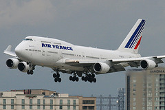 Imagen de un avión de la compañía Air France.