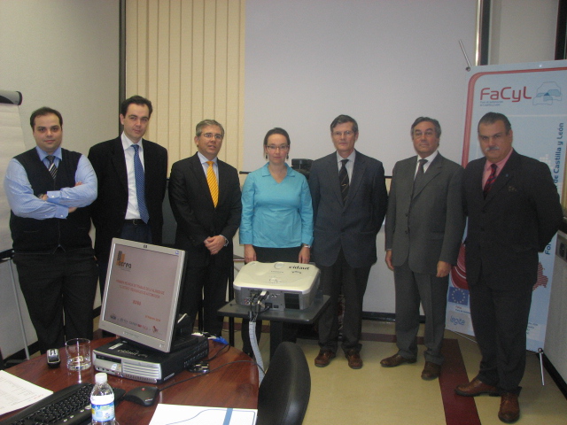 Los responsables de los Clusters fundadores de ACREA, el pasado día 24 de febrero en la primera reunión.