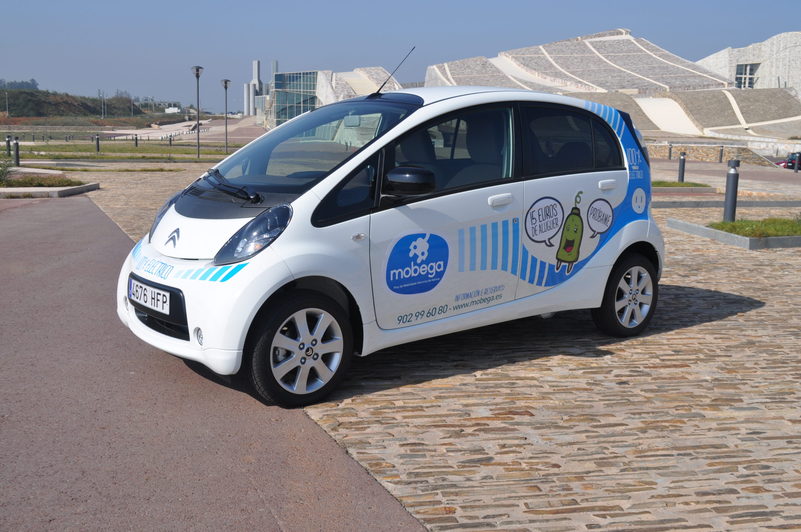 Uno de los coches eléctricos que se pueden alquilar por 15 euros al día.