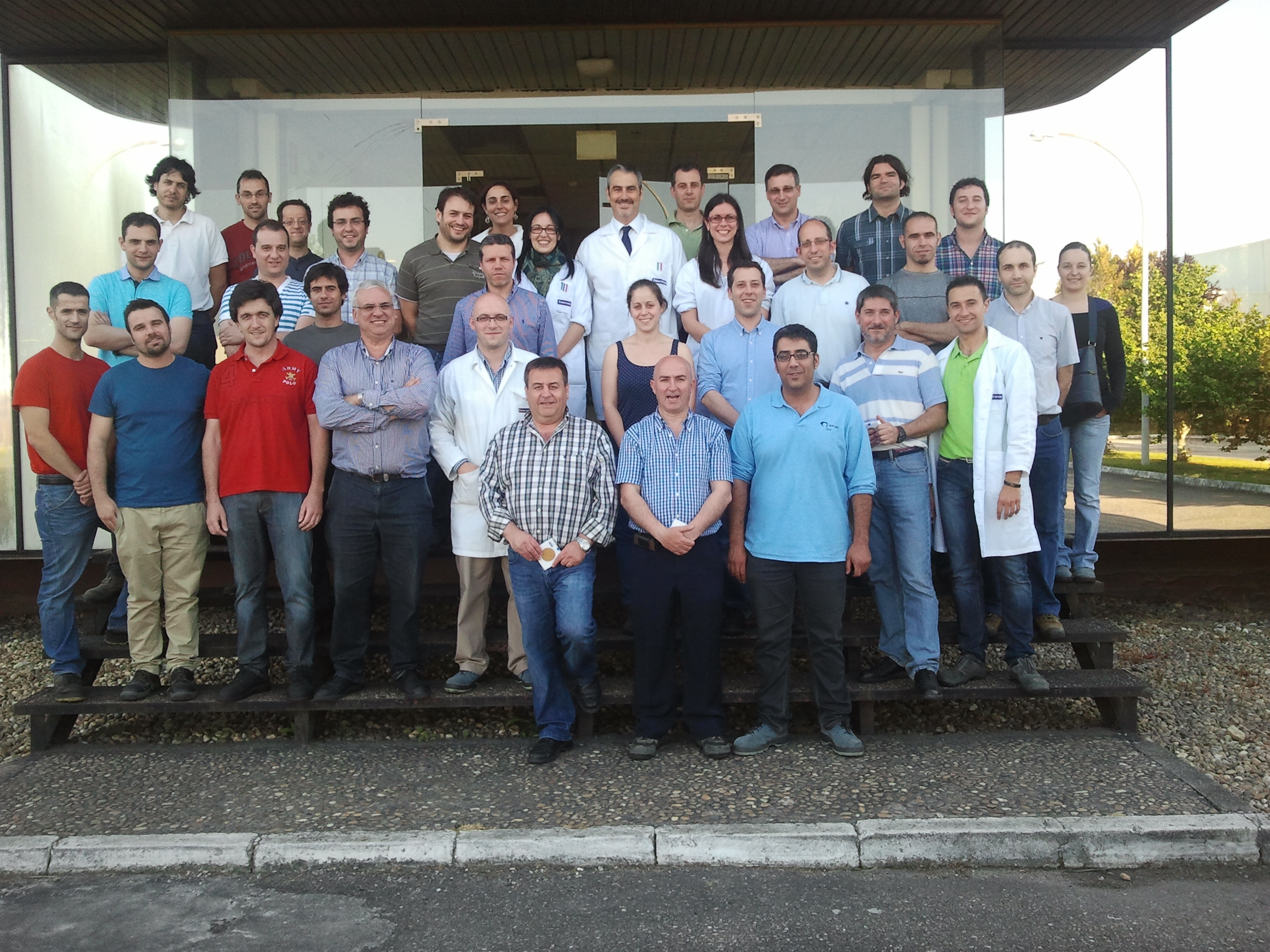 Imagen de la última visita de los alumnos de la segunda edición del GDNP.