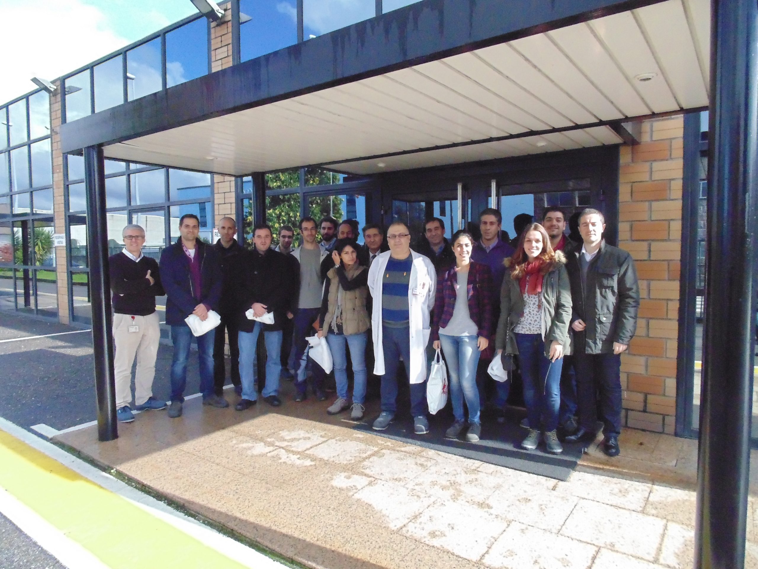 Imagen de la última visita realizada por los alumnos del GDNP.