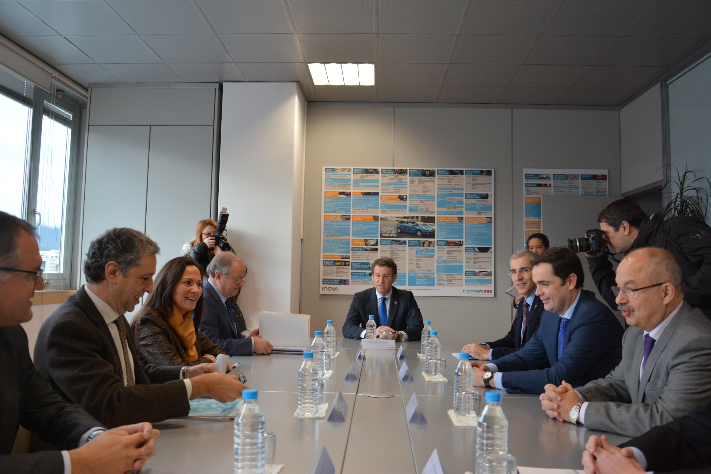 Reunión de la Xunta de Galicia con los miembros del Patronato de CEAGA.