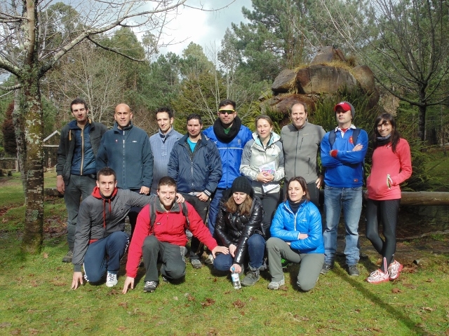 Alumnos del GDNP en la sesión ”outdoor”.